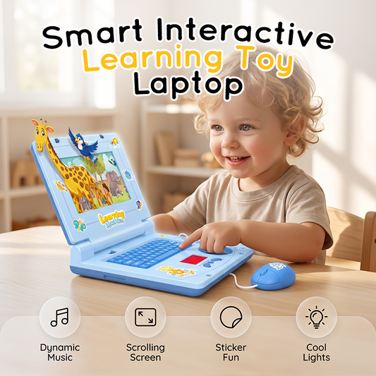 💻 58 % DE RÉDUCTION ! 🧸 Ordinateur portable jouet interactif de simulation – Lumières, sons et jeux éducatifs – Stimule de manière ludique la créativité et la motricité des enfants 🎵
