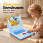 💻 58 % DE RÉDUCTION ! 🧸 Ordinateur portable jouet interactif de simulation – Lumières, sons et jeux éducatifs – Stimule de manière ludique la créativité et la motricité des enfants 🎵