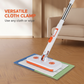 Multi-Functional Hands-Free Clip Flat Mop
