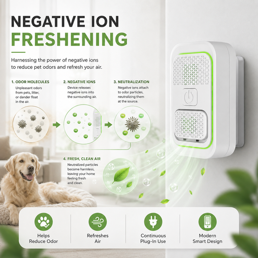 🔌🍃 Purificateur compact à ions négatifs | Design prise murale plug-and-play, assainit l’air sans filtre compliqué pour petits espaces ✅
