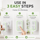 🔌🍃 Purificateur compact à ions négatifs | Design prise murale plug-and-play, assainit l’air sans filtre compliqué pour petits espaces ✅