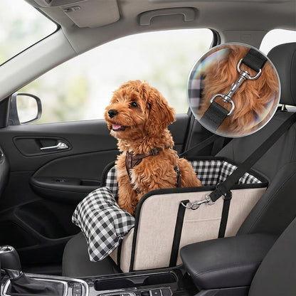 🐾🚗 50 % DE RÉDUCTION ! Siège rehausseur de sécurité pour animaux de compagnie – Robuste, antidérapant et confortable – Idéal pour les chiens et les chats en voyage ✨