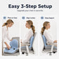 🪑 50% DE RÉDUCTION! 🧘 Coussin ergonomique en mousse à mémoire de forme – Soutien lombaire, confort & meilleure posture – Idéal pour bureau, voiture et maison 💺