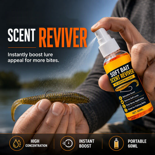 🔥Spray Booster d’Arôme pour Appâts Souples ✨Attraction Pêche Puissante 💥Promo Spéciale Maintenant ! Efficace & Longue Durée🎣