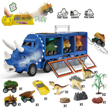 🦖 RÉDUCTION TEMPORAIRE DE 50 %⏰ – Dinosaur Musical Transporter | Transporter des dinosaures, jouer et découvrir la musique