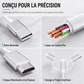 Cavo 3 en 1 pour téléphone vers HDMI