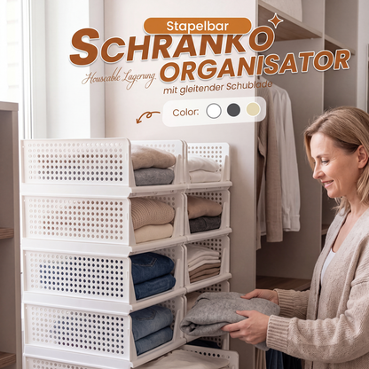 📢📢50% DE RÉDUCTION !! ⏰Organisateur de garde-robe empilable avec tiroir