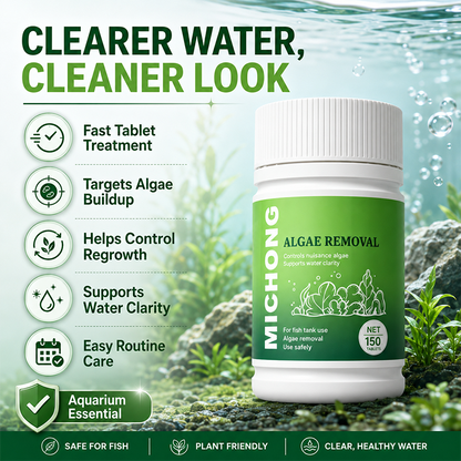 🐟 50 % DE RÉDUCTION EN CE MOMENT ! 🌿  élimination efficace des algues, inhibition durable et sans danger pour les poissons – parfaits pour garder l'eau de l'aquarium propre et cristalline 🐠✨