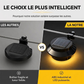 🔥‑50% Réduction !🛒✨ Lampes solaires murales pour gouttières ☀️ LED étanches extérieur, parfait pour jardin et clôture ✨