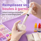 🎉 Offre limitée ! 🎨 Kit DIY Balles Sensorielles – Pâte Colorée & Paillettes, Coque Épaisse à Rebond Lent, Activité Créative en Famille ✨