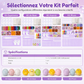 🎉 Offre limitée ! 🎨 Kit DIY Balles Sensorielles – Pâte Colorée & Paillettes, Coque Épaisse à Rebond Lent, Activité Créative en Famille ✨